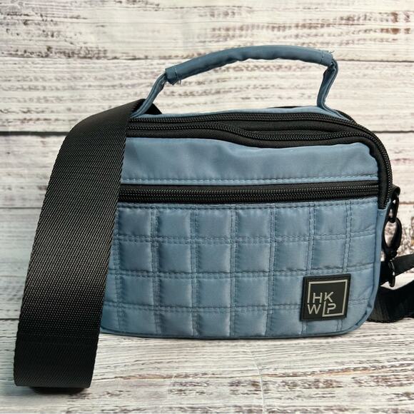 IHKWIP The Cosmetic Crossbody Quilted Convertible Top Handle Crossbody Purse - Picture 1 of 16